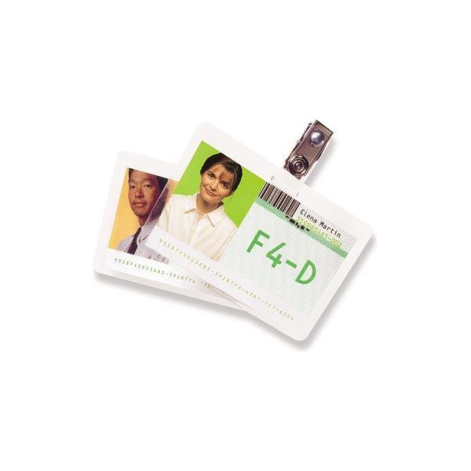 Gbc Pouches Badge Card 2x125 Micron 67x99 Mm (conf.100)