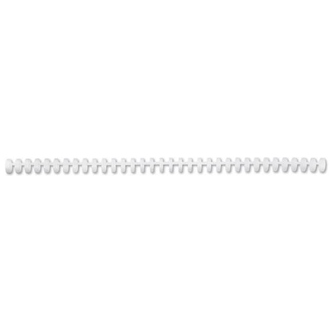 Gbc Cf50 Dorsi Plastici Click 8mm Bianco