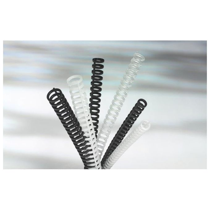 Gbc Cf50 Dorsi Plastici Click 12mm Nero