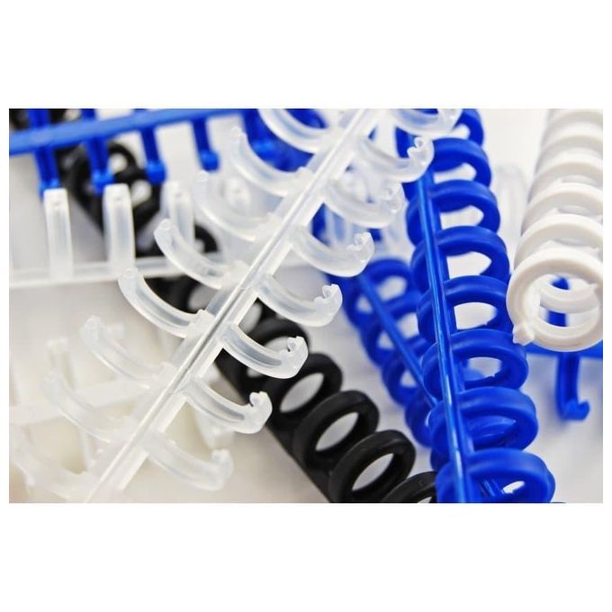 Gbc Cf50 Dorsi Plastici Click 12mm Bianco