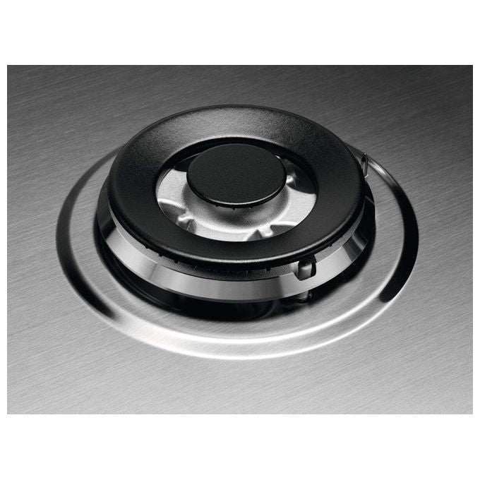 Aeg HGB64400SM Slim Line Piano Cottura a Gas 4 Zone Bruciatori SpeedBurner 60 cm Inox