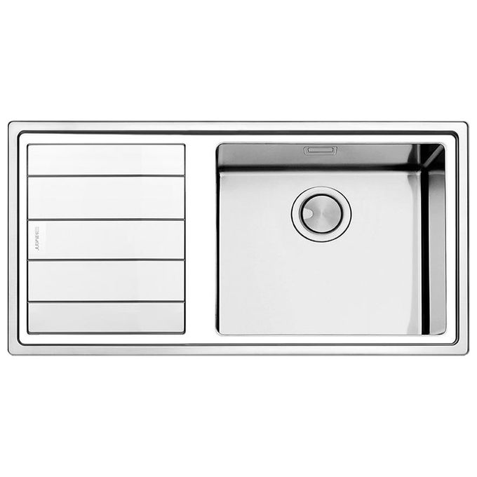 Apell LNP1001ILBC Serie Linear Plus Lavello Acciaio Spazzolato da Incasso Gocciolatoio a Sinistra 1 Vasca 100x50cm