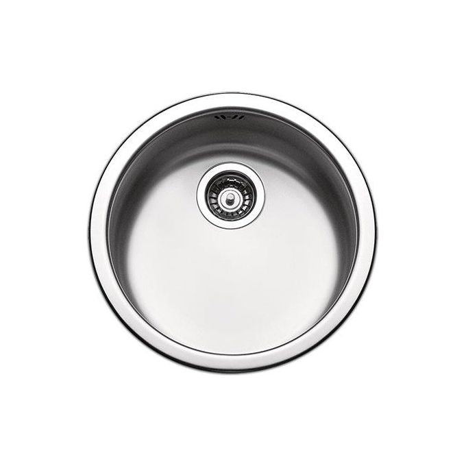 Apell CIVIIBC Circum Lavello da Incasso Tondo 1 Vasca 43,5 cm Acciaio Inox AISI 304 colore Acciaio Inox Spazzolato