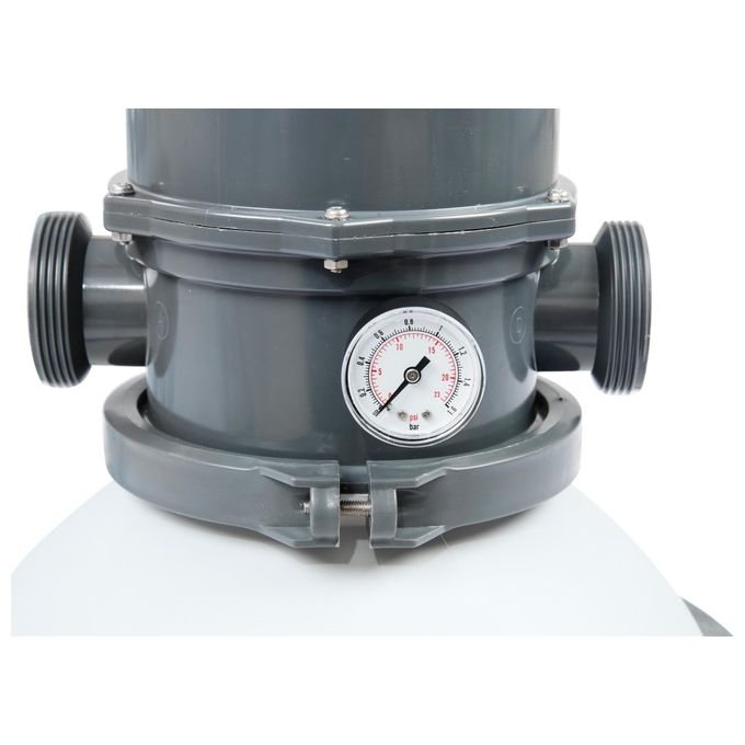 Bestway 58515 Flowclear - Pompa di Filtraggio a Sabbia Per Piscine Fuori Terra, Portata 3.028 Lt-H