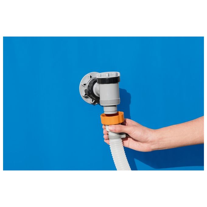 Bestway 58515 Flowclear - Pompa di Filtraggio a Sabbia Per Piscine Fuori Terra, Portata 3.028 Lt-H
