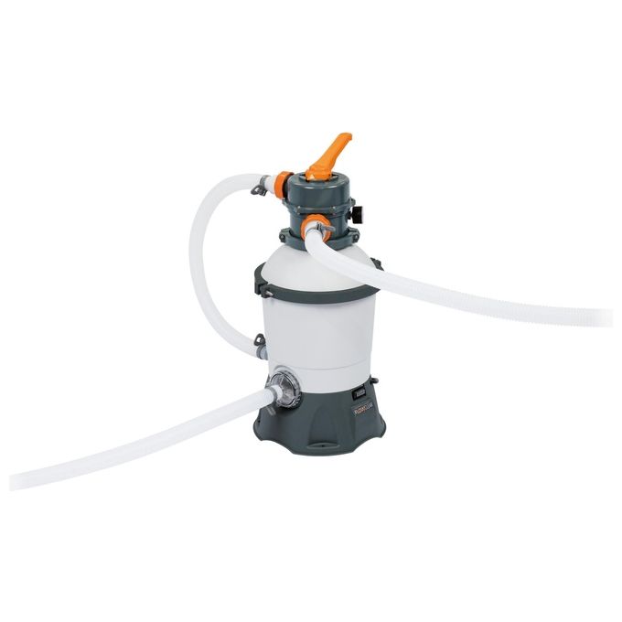 Bestway 58515 Flowclear - Pompa di Filtraggio a Sabbia Per Piscine Fuori Terra, Portata 3.028 Lt-H