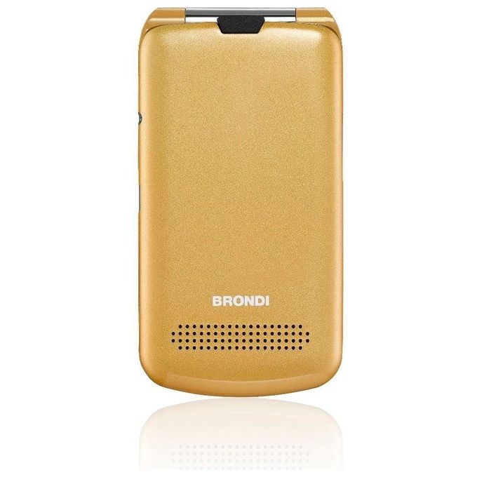 Brondi President Telefono Cellulare Dual Sim 3'' Oro