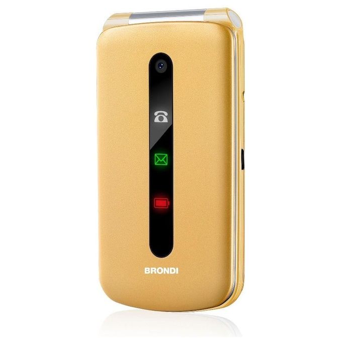 Brondi President Telefono Cellulare Dual Sim 3'' Oro