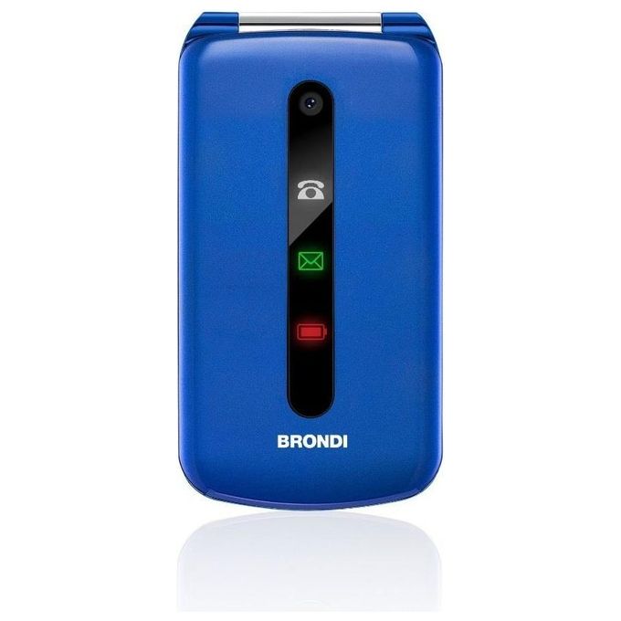 Brondi President Telefono Cellulare Dual Sim 3'' Blu