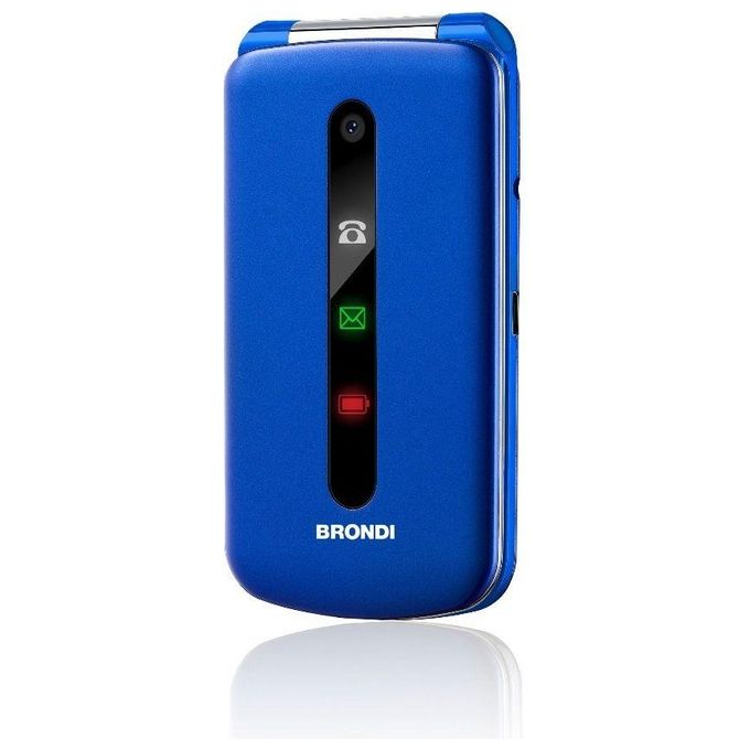 Brondi President Telefono Cellulare Dual Sim 3'' Blu