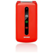 Brondi President Telefono Cellulare Dual Sim 3'' Rosso