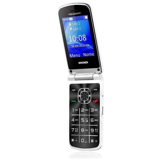 Brondi President Telefono Cellulare 3'' Bianco