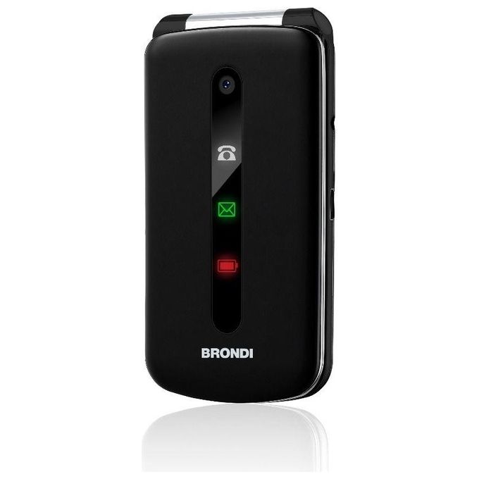 Brondi President cellulare basico dual sim display 3 pollici fotocamera 1.3 mp nero
