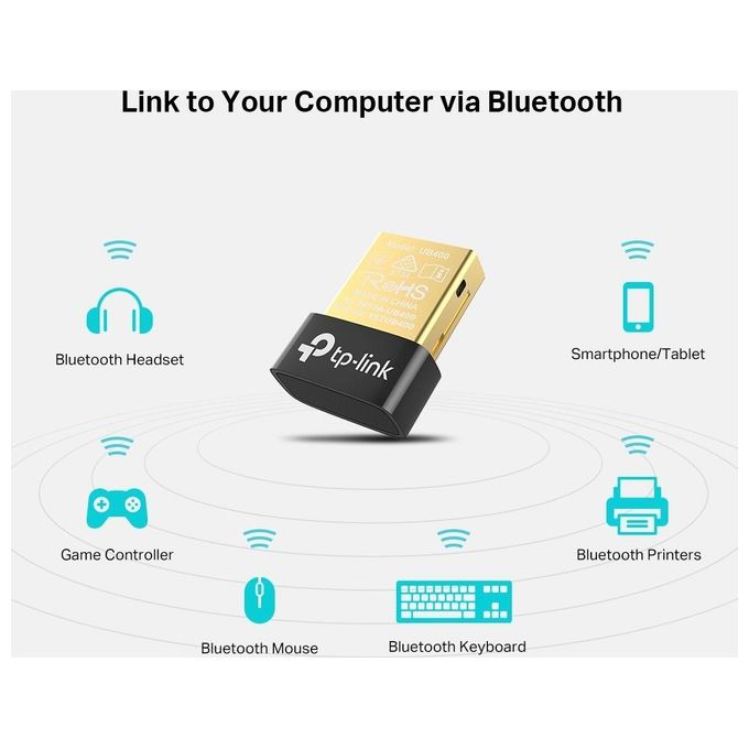 Tp-Link Adattatore Bluetooth Usb Dongle Bluetooth 4.0 Wireless