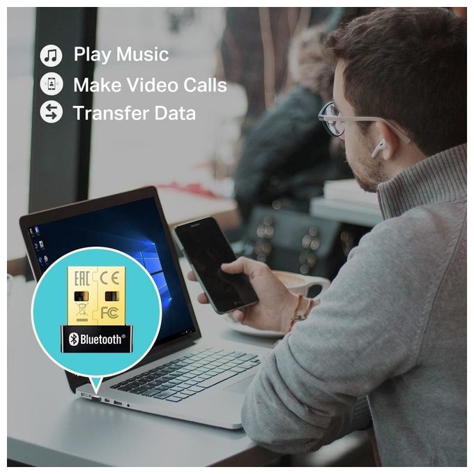 Tp-Link Adattatore Bluetooth Usb Dongle Bluetooth 4.0 Wireless