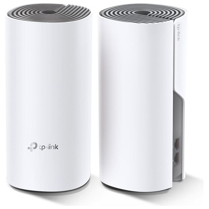 TP-Link Deco E4 2-Pack Router Wireless Dual-Band 2.4GHz-5GHz Fast Ethernet Bianco