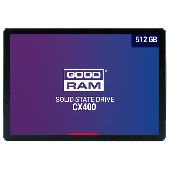 GOODRAM SSDPR-CX400-512-G2 CX400 gen.2 SSD 512 GB 2.5'' SATA III 3D TLC NAND colore Nero