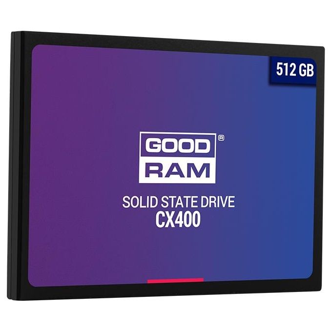 GOODRAM SSDPR-CX400-512-G2 CX400 gen.2 SSD 512 GB 2.5'' SATA III 3D TLC NAND colore Nero