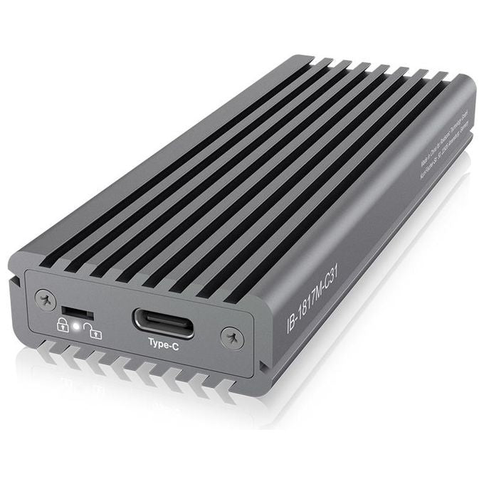 Raidsonic ICY BOX IB-1817M-C31 M.2 Alloggiamento Ssd Grigio