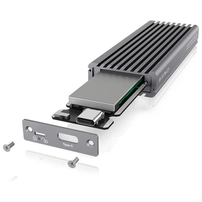 Raidsonic ICY BOX IB-1817M-C31 M.2 Alloggiamento Ssd Grigio