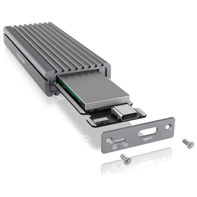 Raidsonic ICY BOX IB-1817M-C31 M.2 Alloggiamento Ssd Grigio