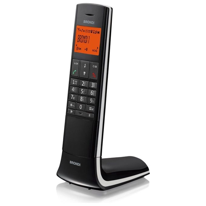 Brondi 10273920 Telefono Cordless Lemure Nero