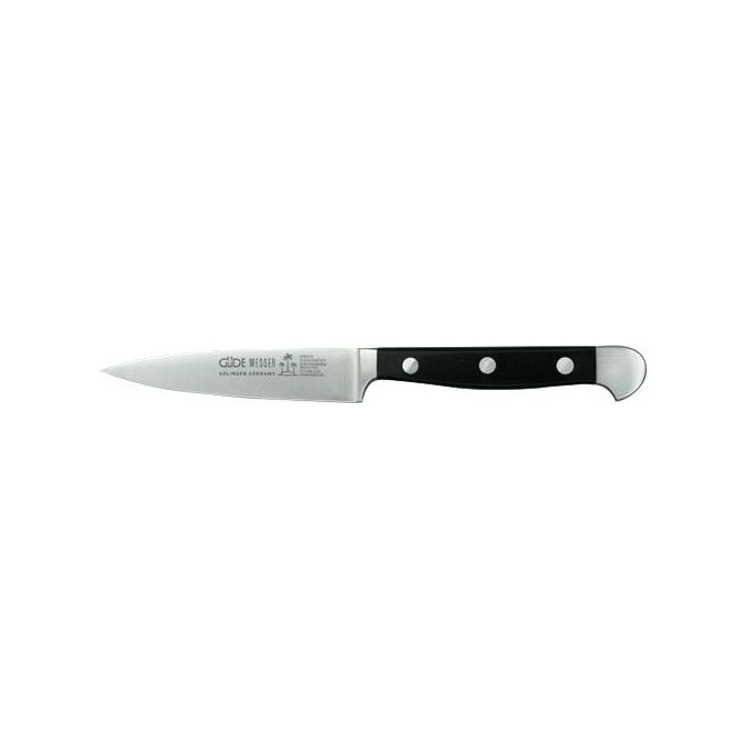 Gude Alpha Coltello Spelucchino 10cm POM Nero 1764-10