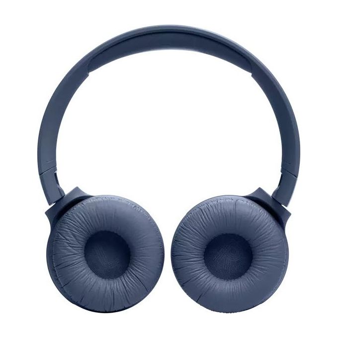 JBL JBLT520BTBLUEU Tune 520BT Cuffie On-Ear Wireless Bluetooth 5.3 Pieghevoli Microfono Multipoint 57h autonomia colore Blu