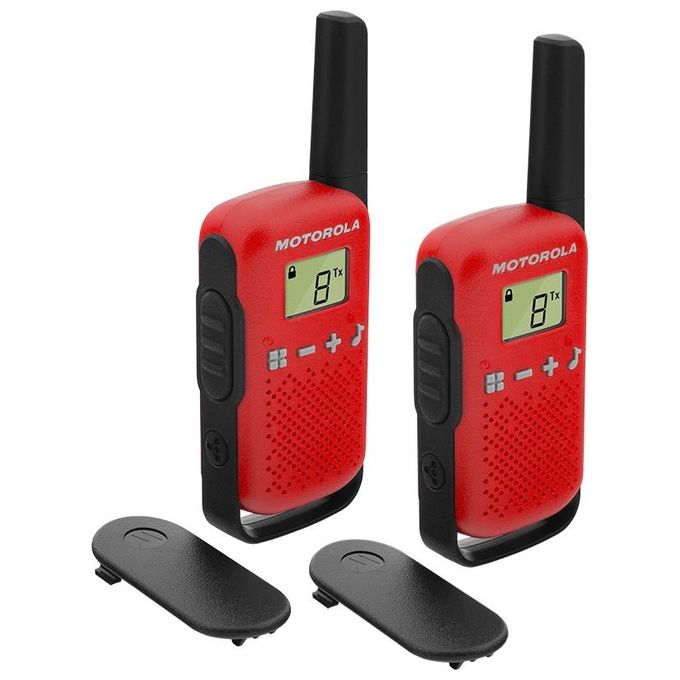 Motorola TALKABOUT T42 Ricetrasmittente 16 Canali Nero-Rosso