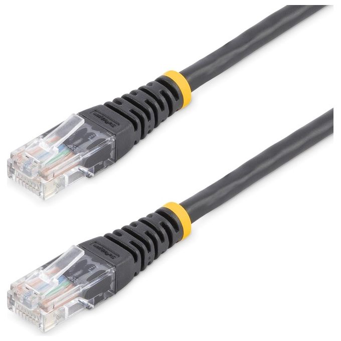 StarTech.com Cavo Patch Utp Cat5e Modellato Colore Nero