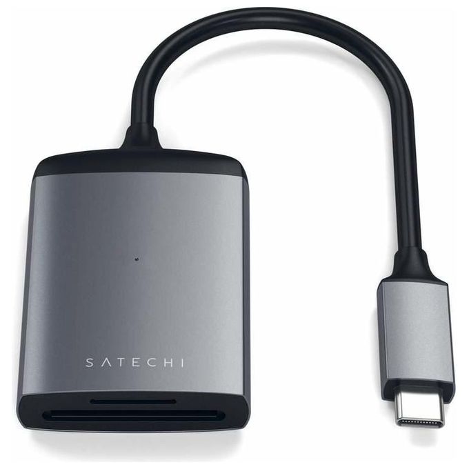 Satechi ST-TCU3CRM Lettore di Schede USB-C UHS-II MicroSD SD 312 Mbit-s colore Grigio