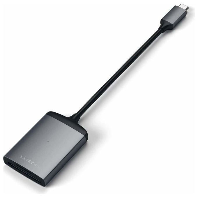 Satechi ST-TCU3CRM Lettore di Schede USB-C UHS-II MicroSD SD 312 Mbit-s colore Grigio