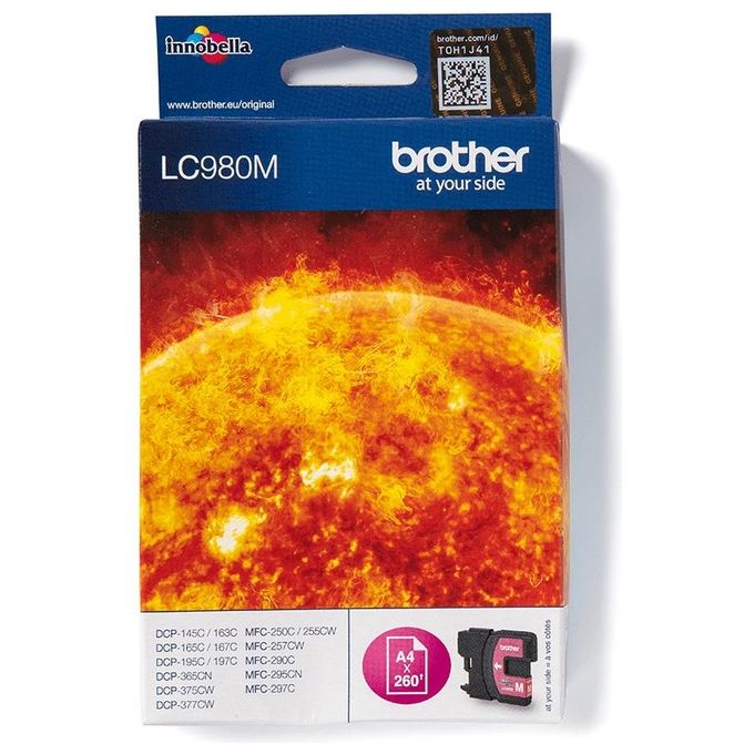 Brother LC-980M Magenta DCP-165C Inkjet - getto dinchiostro Cartuccia originale