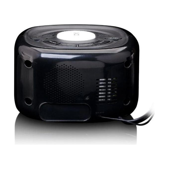 Lenco CR-12 Radiosveglia FM Nero
