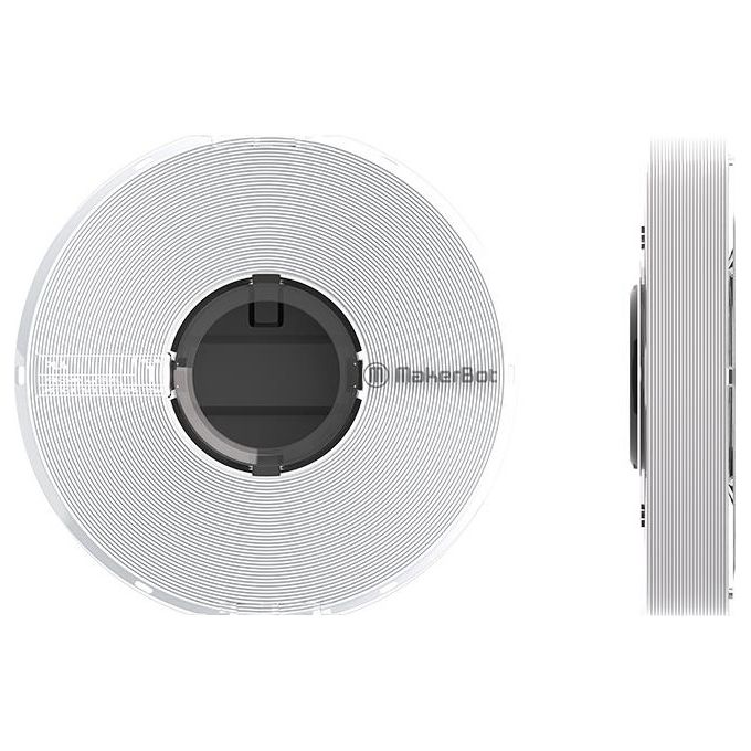 MakerBot 375-0016A Materiale di stampa 3D PLA Bobina 800 gr Tecnologia Fused Depositing Modeling colore Bianco