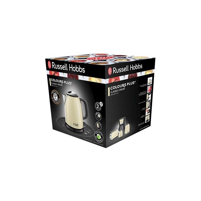 Russell Hobbs Bollitore Elettrico 1 Litro Crema 2400W