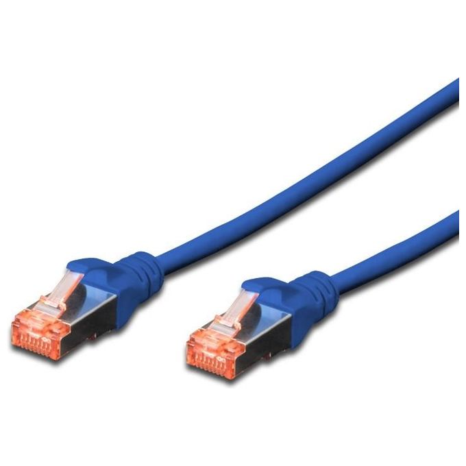 Wp Europe Cavo di Rete Patch Cat.6 S-Ftp Blu 5mt