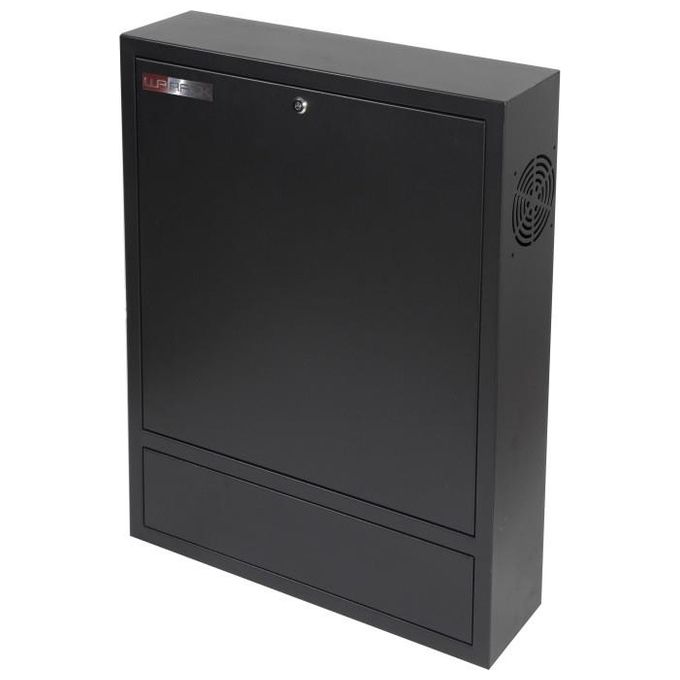 WP Rack WPN-RWN-02601-B Serie RWN Armadio Rack 19'' 2U con Chiusura a Chiave Tubolare Numerata e Predisposizione Microcontatto Magnetico colore Nero