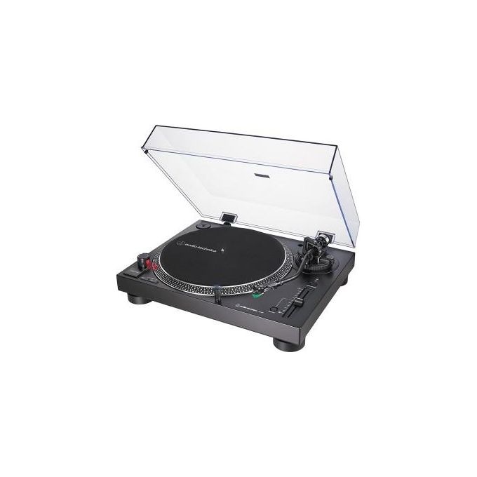Audio-Technica AT-LP120XUSBBK Giradischi a Trasmissione Diretta Manuale USB 33-45-78 rpm Preamplificatore Phono colore Nero