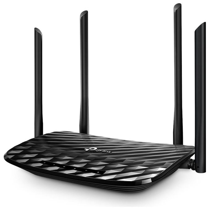 TP-Link ARCHER A6 Router Wireless Dual Band AC1200 Wi-Fi 5 MU-MIMO Gigabit Ethernet 4 porte LAN colore Nero