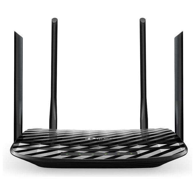 TP-Link ARCHER A6 Router Wireless Dual Band AC1200 Wi-Fi 5 MU-MIMO Gigabit Ethernet 4 porte LAN colore Nero