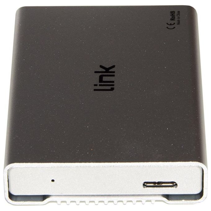 Link Box Esterno Usb 3.0 per Hdd Sata 2,5'' fino a 12,5mm di Spessore