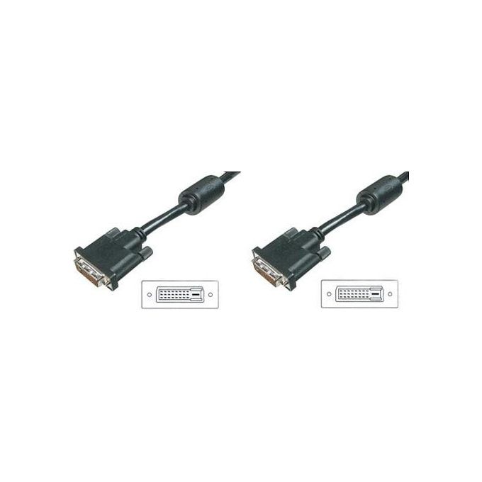 Digitus Cavo Dvi per Monitor - Dvi-D 24+1 Maschio-Maschio Dual Link Mt. 5 (Ak 621N-5)