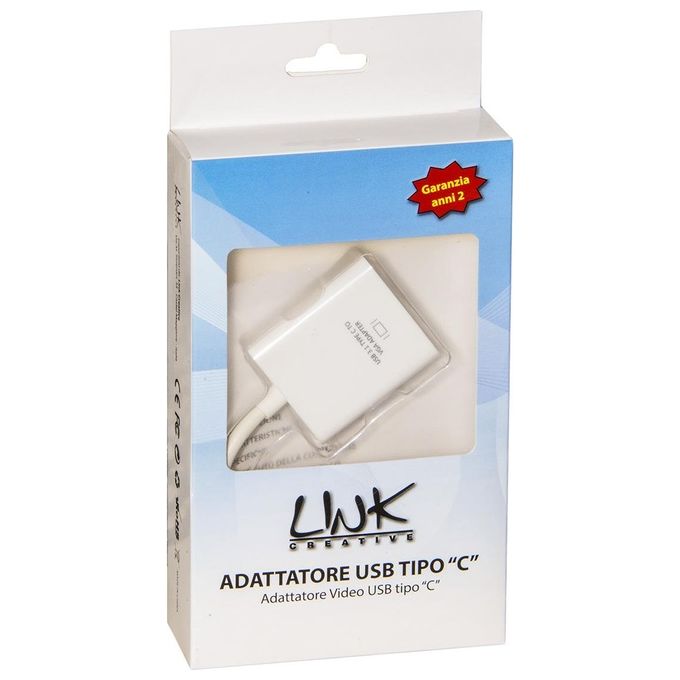 Link Adattatore Usb Tipo C Maschio a Vga Femmina