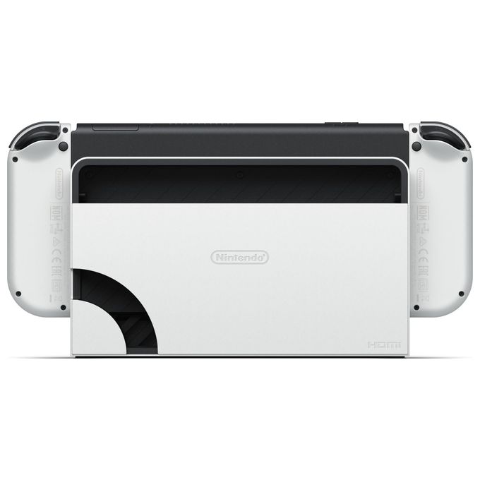 Nintendo, Switch OLED, Bianco, Console Portatile, Schermo 7 Pollici, 64GB