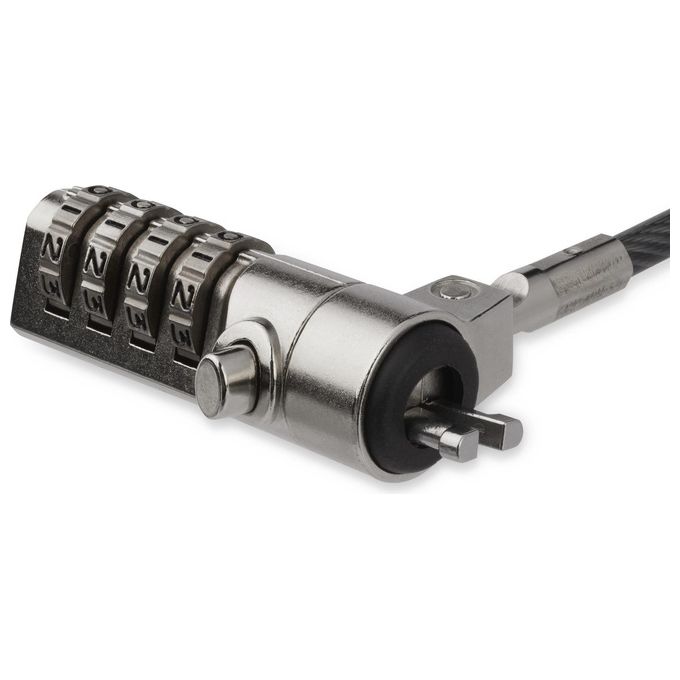 StarTech.com Cavo Antifurto di Sicurezza per PC Portatili Supporto Articolabile-Girevole Chiusura a Combinazione a 4 Cifre Blocco Cavo di Sicurezza 2mt