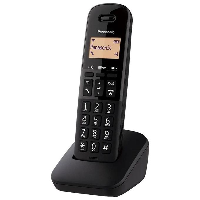 Panasonic KX-TGB610JT Cordless display 1,4'' Blocco chiamate ID Rubrica Nero