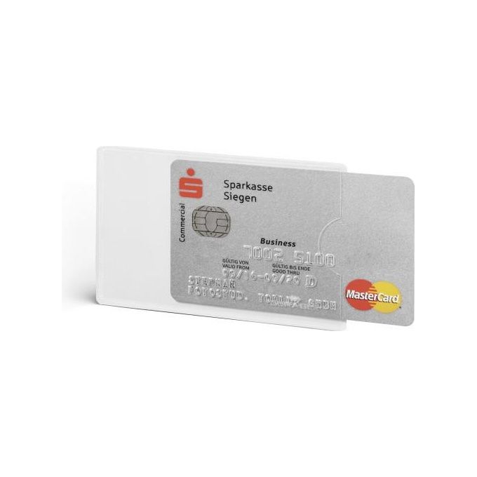 Durable Confezione 3 Tasca Porta Carte di Credito