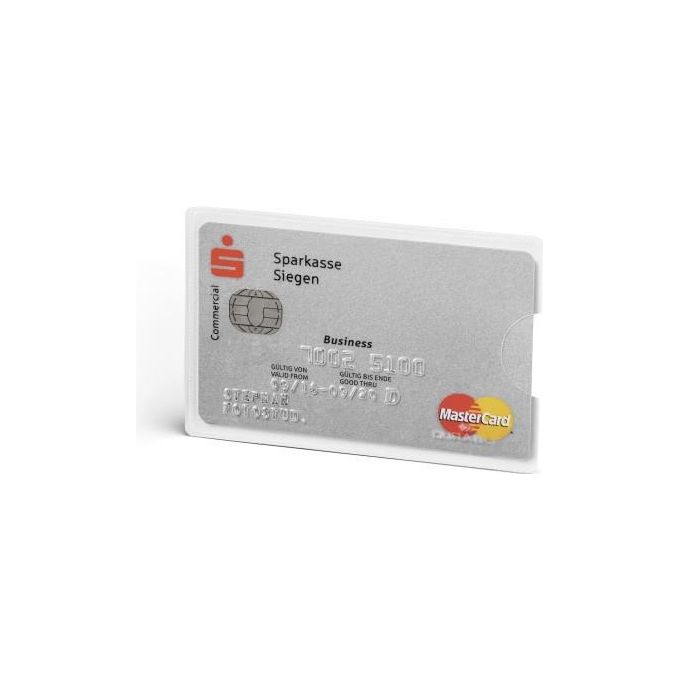 Durable Confezione 3 Tasca Porta Carte di Credito