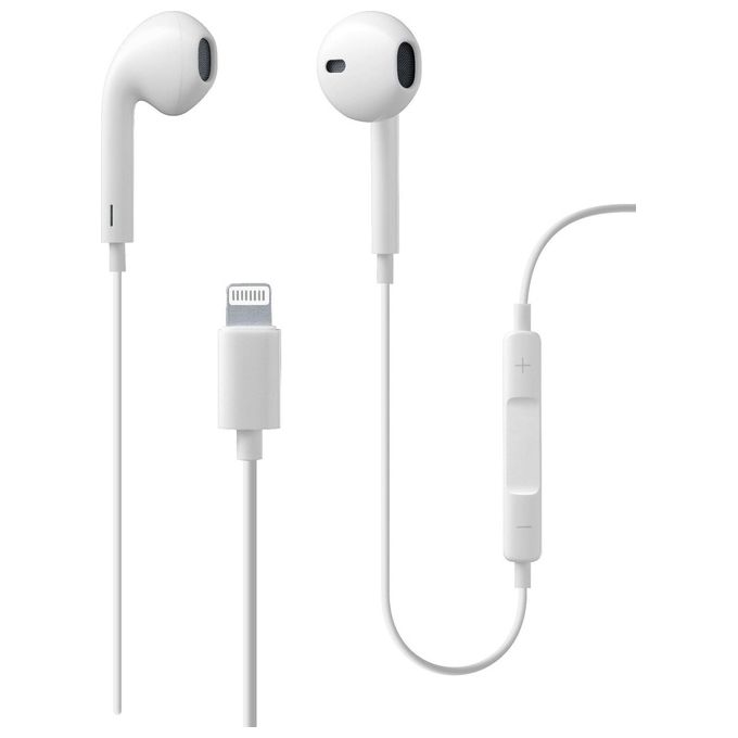 Cellular Line Auricolari Swan Stereo a Capsula con Remote Control per iPhone